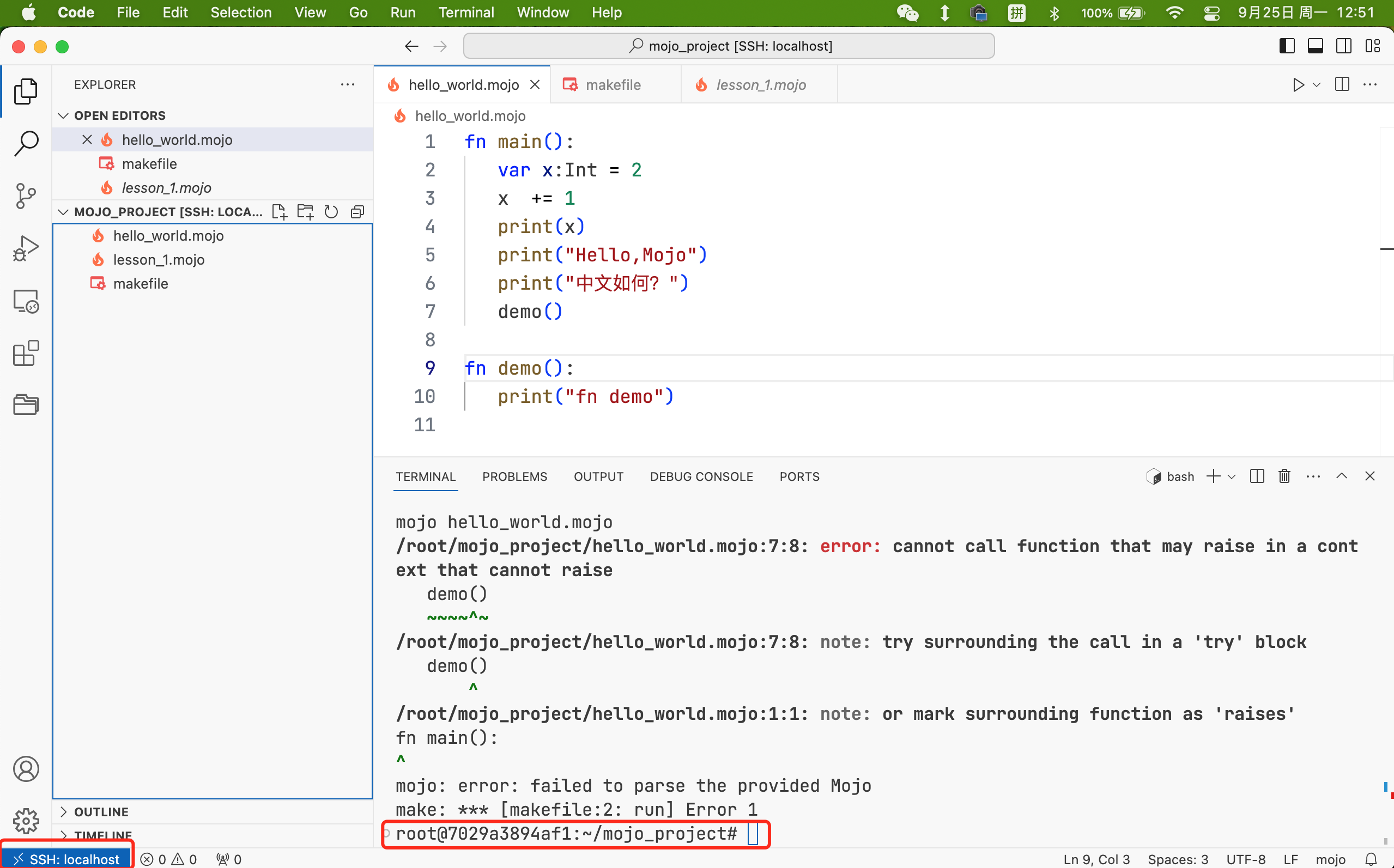 mojo in code